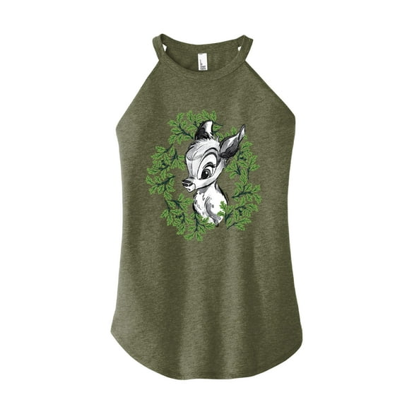 Bambi - Bambi Wreath - Juniors High Neck Tank Top