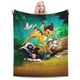 thumbnail image 1 of Bambi Blanket, Super Soft Throw Blanket For Bed Sofa Couch, Cozy Flannel Blanket For Bedroom Livingroom, 40"X30", 1 of 9