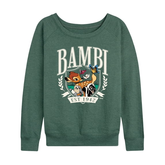 Bambi - Collegiate - Women's French Terry Long Sleeve Pullover