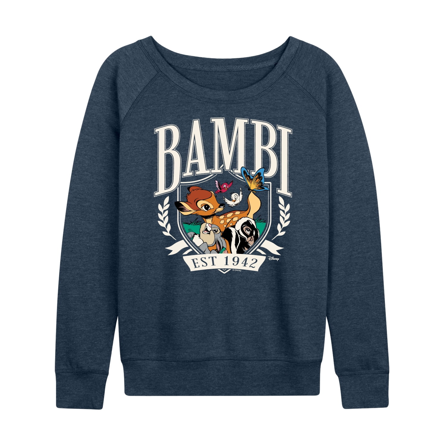 Bambi - Collegiate - Women's French Terry Long Sleeve Pullover ...