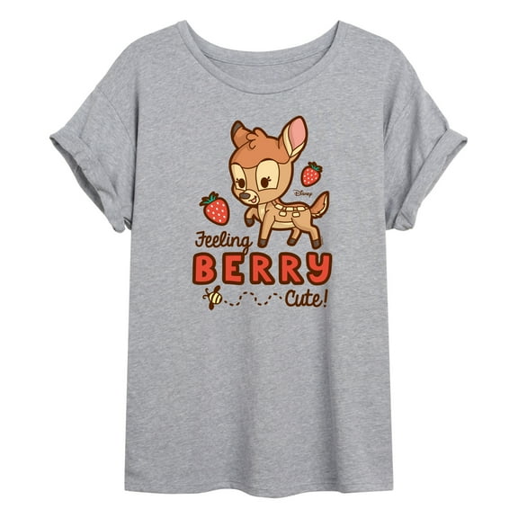 Bambi - Feeling Berry Cute - Women's Oversized T-Shirt