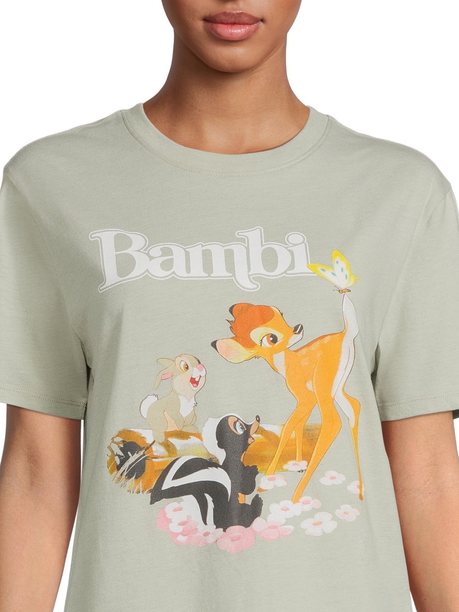 Bambi Juniors Graphic T-Shirt with Short Sleeves
