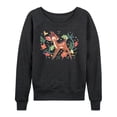 thumbnail image 1 of Bambi - Plants - Women's French Terry Long Sleeve Pullover, 1 of 4