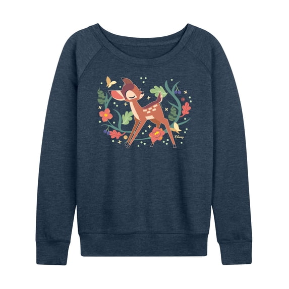 Bambi - Plants - Women's French Terry Long Sleeve Pullover