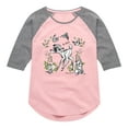 thumbnail image 1 of Bambi - Say Bird - Toddler And Youth Girls Raglan Graphic T-Shirt, 1 of 4