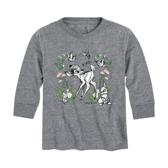Bambi - Say Bird - Toddler And Youth Long Sleeve Graphic T-Shirt