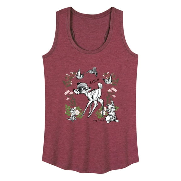Bambi - Say Bird - Women's Racerback Tank Top