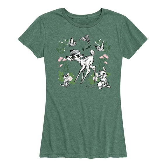 Bambi - Say Bird - Women's Short Sleeve Graphic T-Shirt