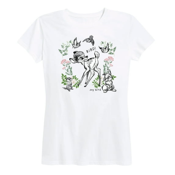 Bambi - Say Bird - Women's Short Sleeve Graphic T-Shirt