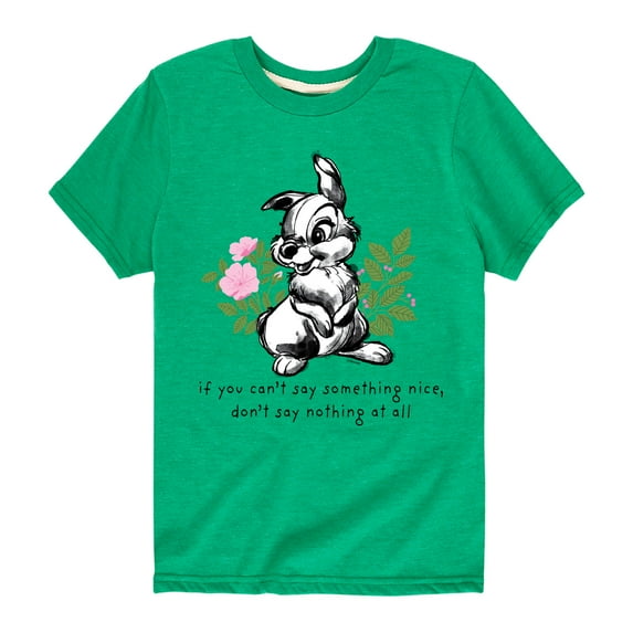 Bambi - Say Something Nice - Toddler And Youth Short Sleeve Graphic T-Shirt