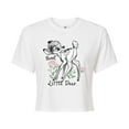 thumbnail image 1 of Bambi - Sweet Little Deer - Juniors Cropped Cotton Blend T-Shirt, 1 of 4