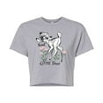 thumbnail image 1 of Bambi - Sweet Little Deer - Juniors Cropped Cotton Blend T-Shirt, 1 of 5