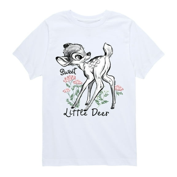 Bambi - Sweet Little Deer - Toddler And Youth Short Sleeve Graphic T-Shirt