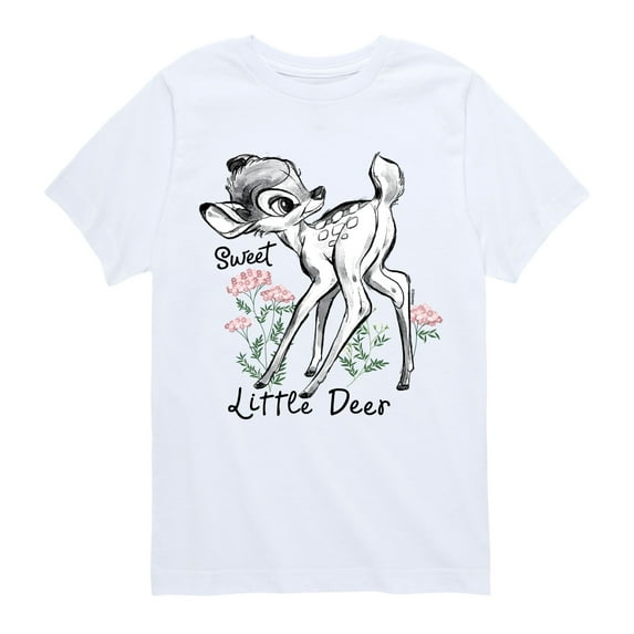 Bambi - Sweet Little Deer - Toddler And Youth Short Sleeve Graphic T-Shirt