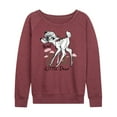 thumbnail image 1 of Bambi - Sweet Little Deer - Women's Lightweight French Terry Long Sleeve Shirt, 1 of 5