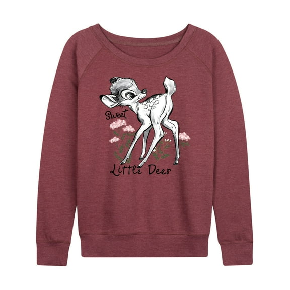 Bambi - Sweet Little Deer - Women's Lightweight French Terry Long Sleeve Shirt