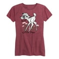 thumbnail image 1 of Bambi - Sweet Little Deer - Women's Short Sleeve Graphic T-Shirt, 1 of 5