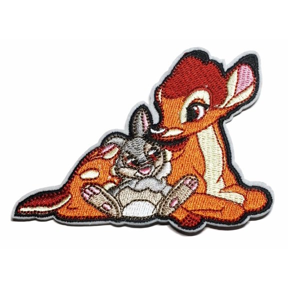 Bambi & Thumper 3" Tall Embroidered Patch