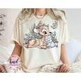 Bambi Thumper Big Portrait Floral Retro Best Price Unisex Comfort Tee T