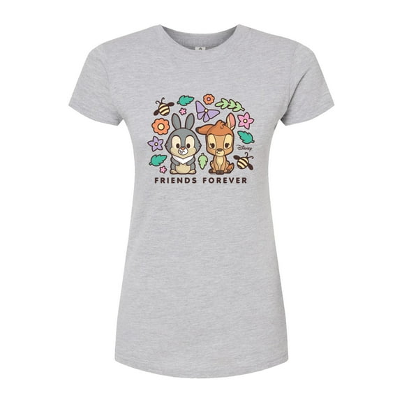 Bambi - Thumper Friends Forever - Juniors Fitted Tee
