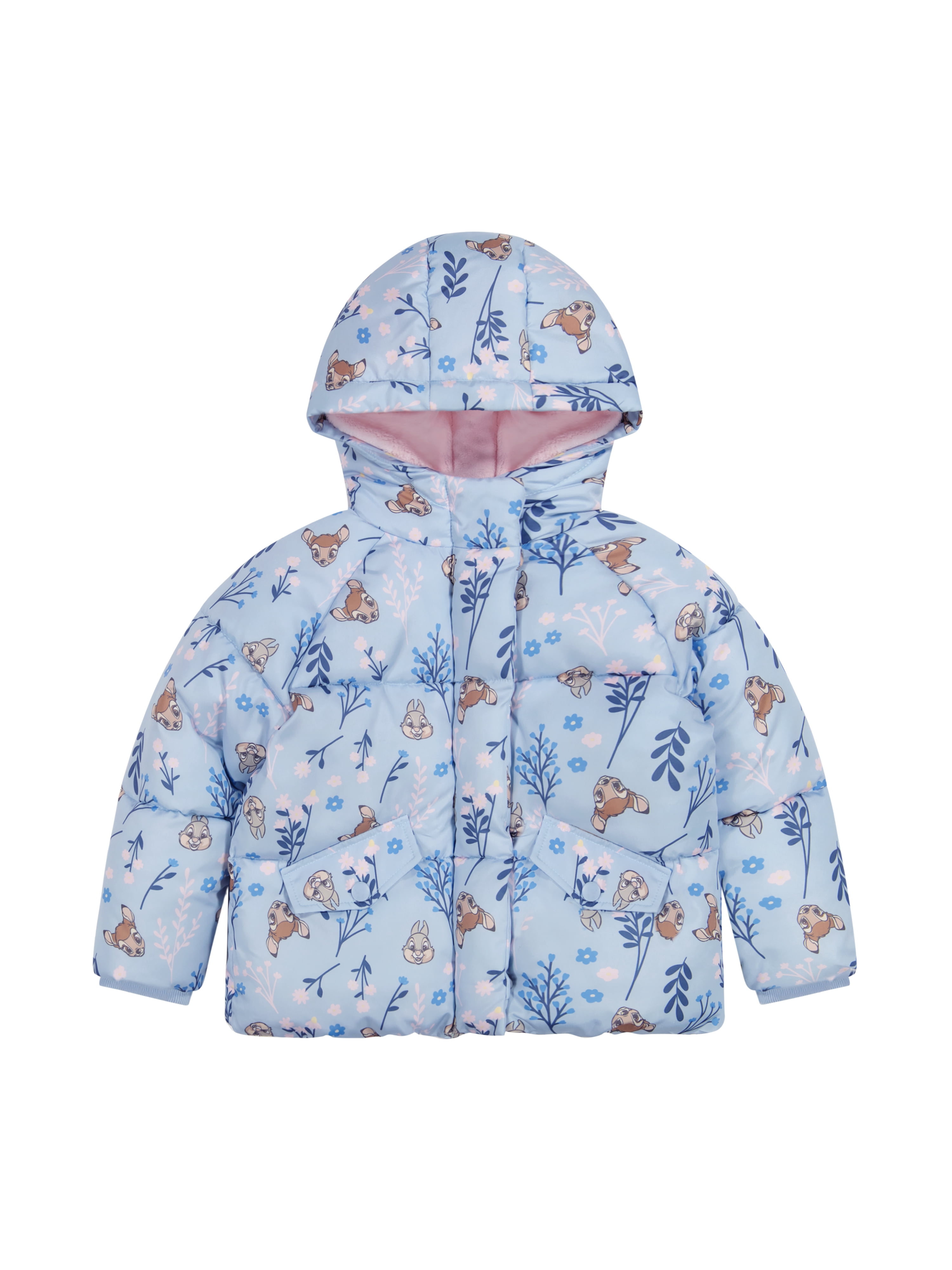 Bambi Toddler Girl Puffer Jacket, Sizes 12 Months-5T