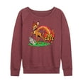 thumbnail image 1 of Bambi - Too Cute - Women's Lightweight French Terry Long Sleeve Shirt, 1 of 5