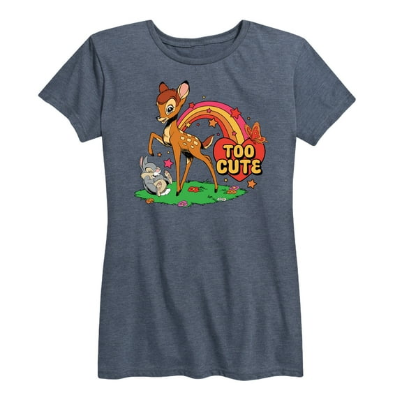 Bambi - Too Cute - Women's Short Sleeve Graphic T-Shirt