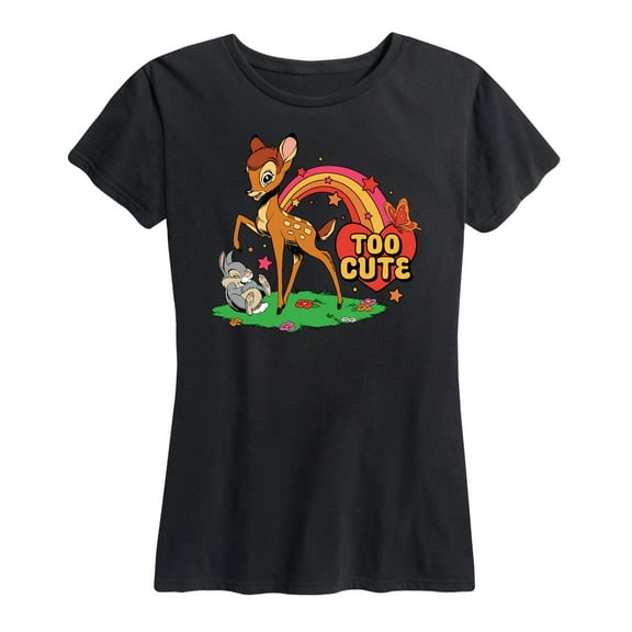 Bambi - Too Cute - Women's Short Sleeve Graphic T-Shirt