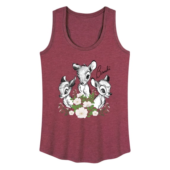 Bambi - Women's Graphic Racerback Tank