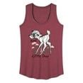 thumbnail image 1 of Bambi -  Women's Graphic Racerback Tank, 1 of 5