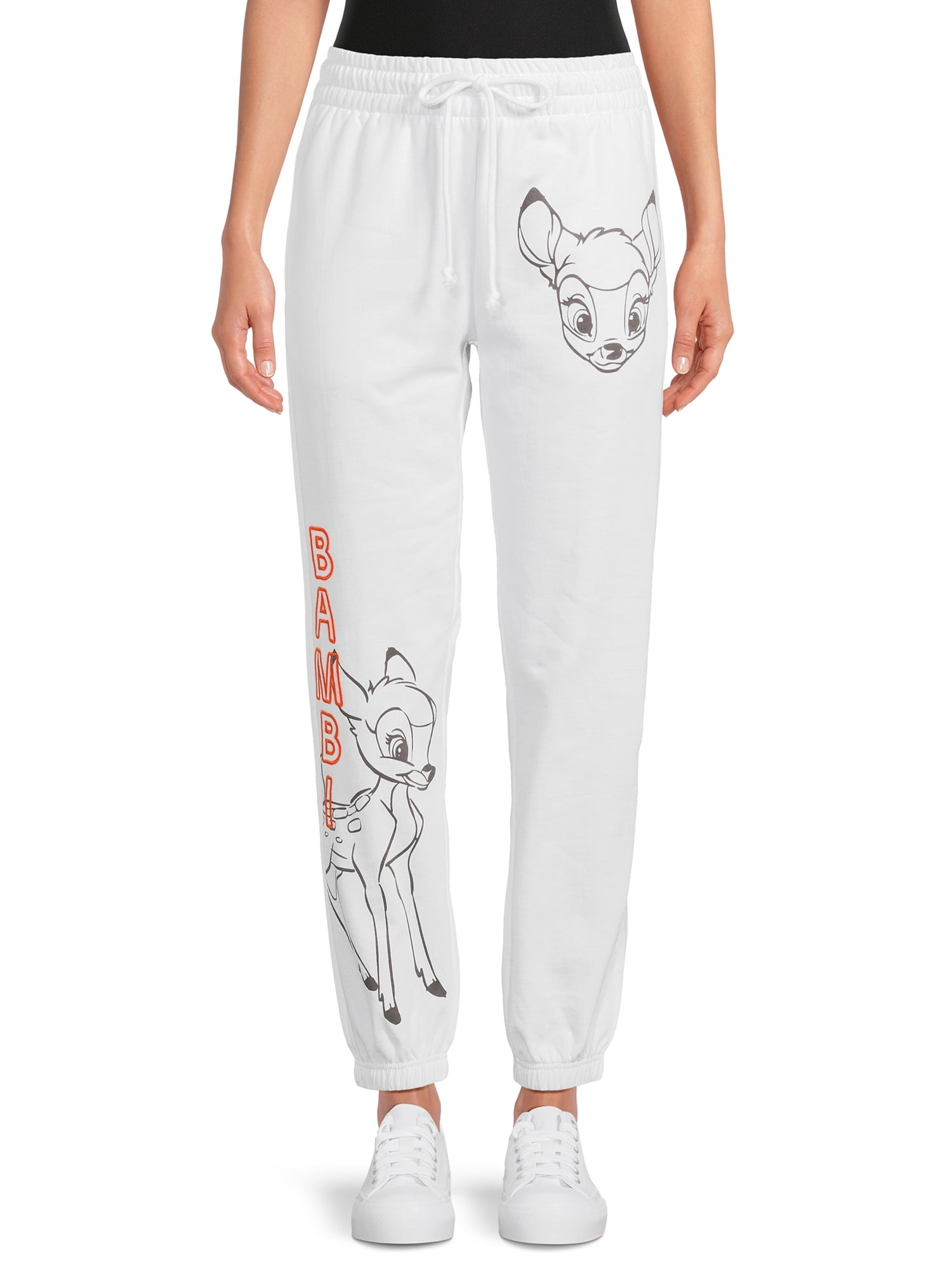 Bambi Women s Juniors Graphic Embellished Jogger Pant Sizes XS 3XL Walmart