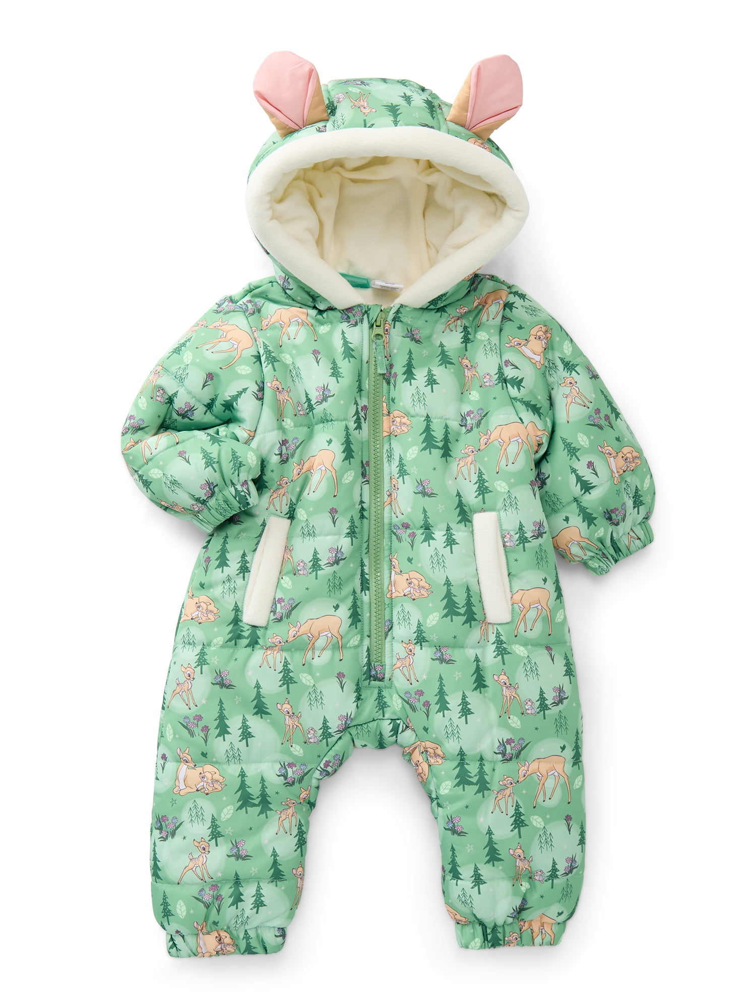 Character Baby Pram with Hood, Sizes 0/3M-12M