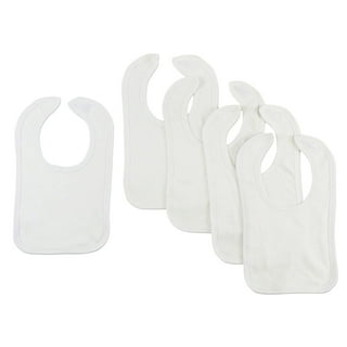 Plain white bibs for hot sale decorating