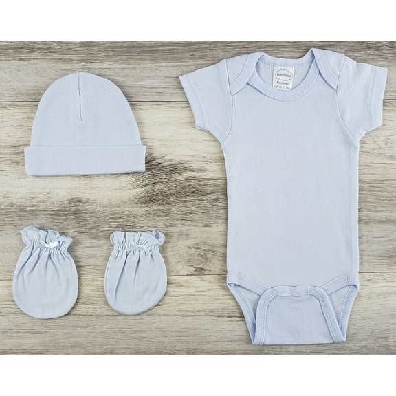 Bambini 3 Pc Layette Baby Clothes Set - Newborn