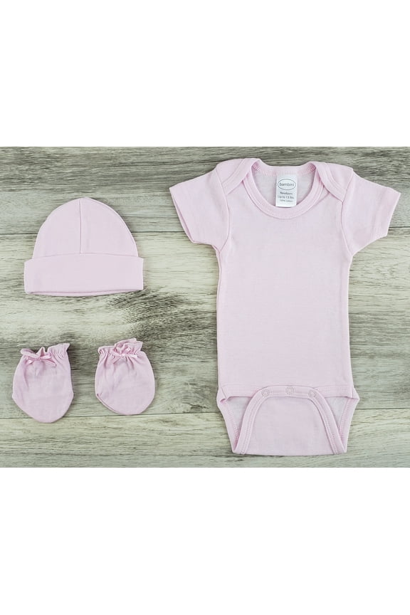 3 Pc Layette Baby Clothes Set