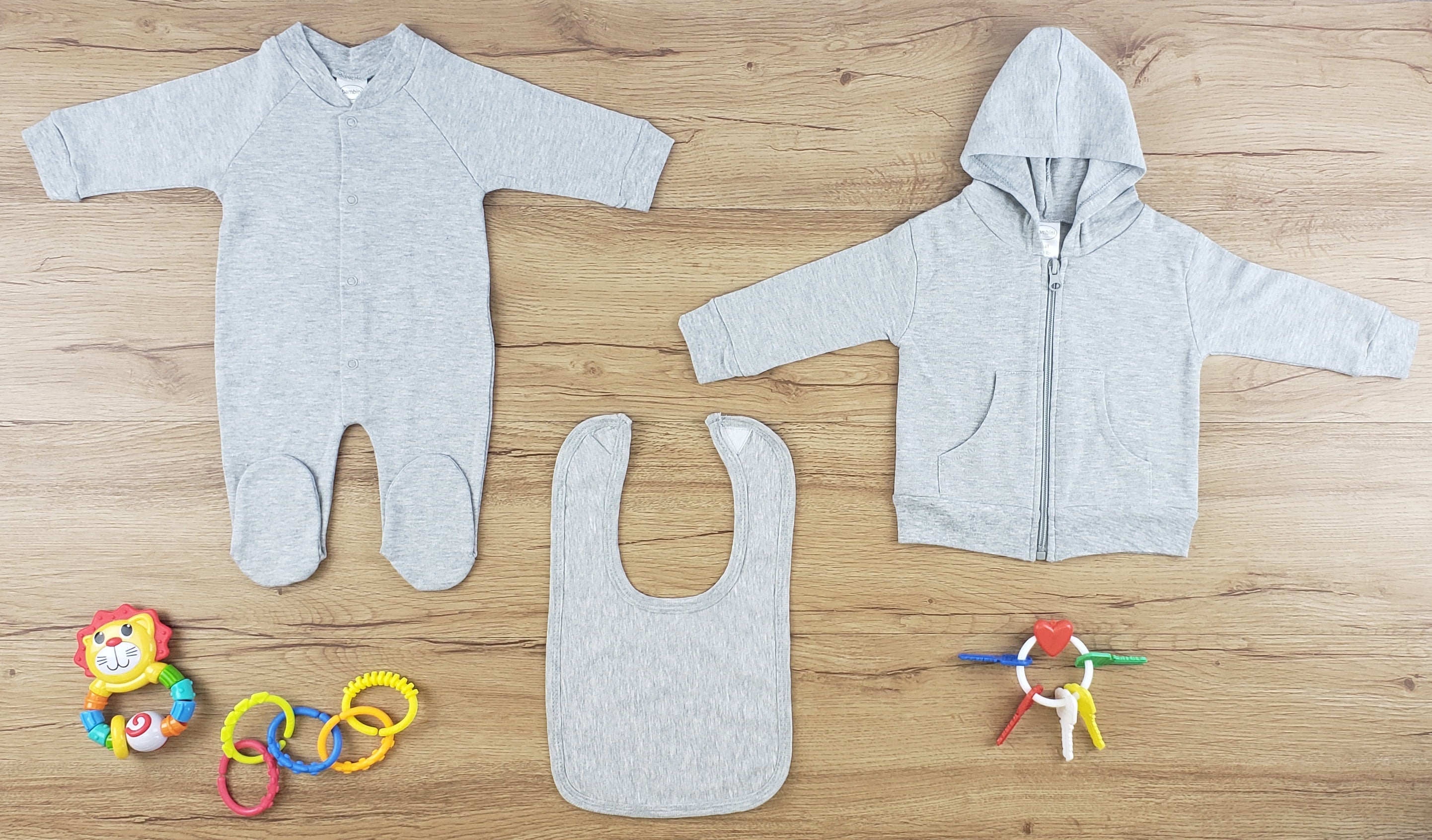 Bambini 3 Pc Layette Baby Clothes Set