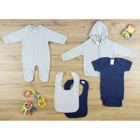 Bambini 5 Pc Layette Baby Clothes Set