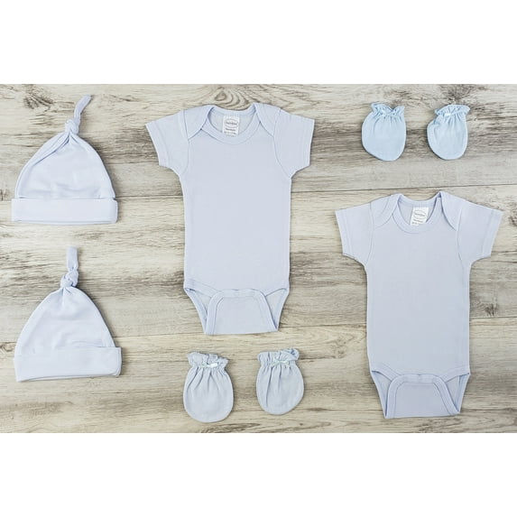 Bambini 6 Pc Layette Baby Clothes Set - Newborn
