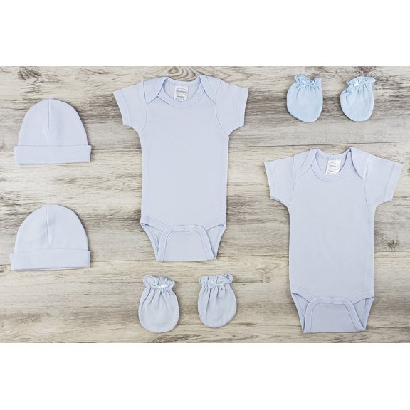 Bambini 6 Pc Layette Baby Clothes Set - Newborn