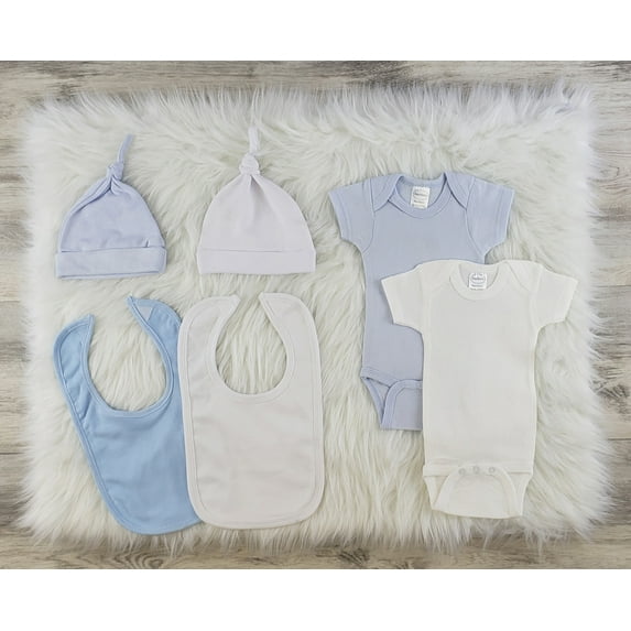 Bambini 6 Pc Layette Baby Clothes Set