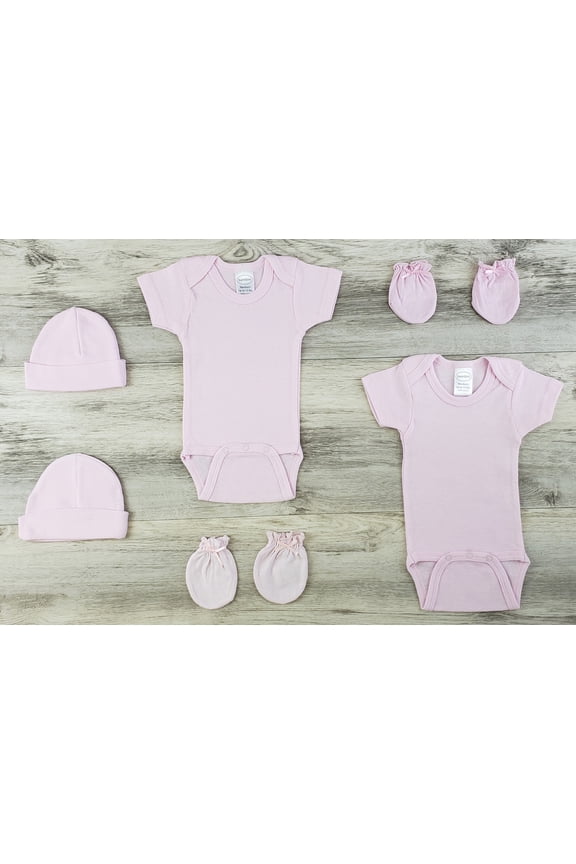 6 Pc Layette Baby Clothes Set