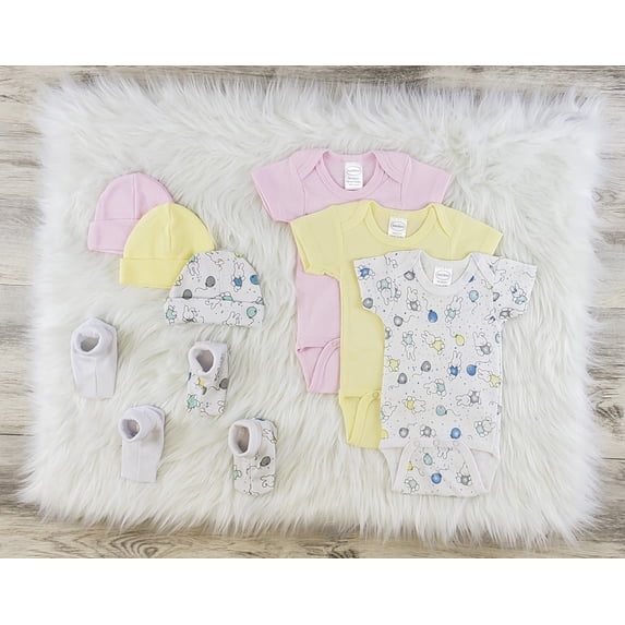 Bambini 9 Pc Layette Baby Clothes Set