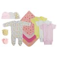 thumbnail image 1 of Bambini Baby Girls 13 Pc Layette Sets, 1 of 10