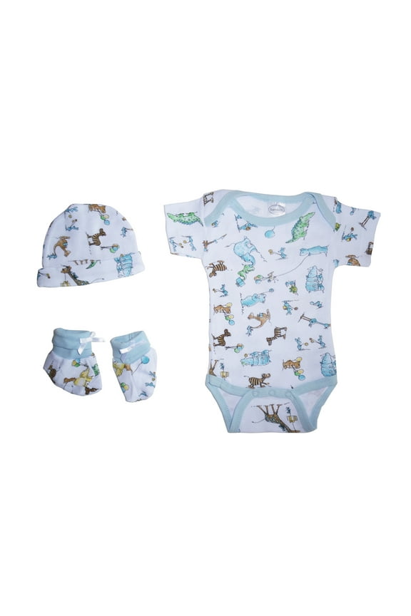 Baby Shower Layette Gift Set, 3pc (Baby Boys)