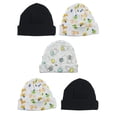 thumbnail image 1 of Bambini Beanie Baby Caps (Pack of 5), 1 of 3