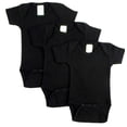 thumbnail image 1 of Bambini Black Onezie (Pack of 3), 1 of 2