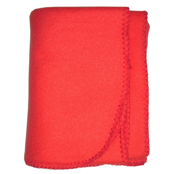 Bambini Blank Red Polarfleece Blanket
