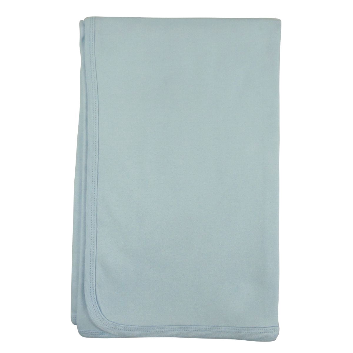 9" Sky Blue Solid Modern Style Receiving Blanket