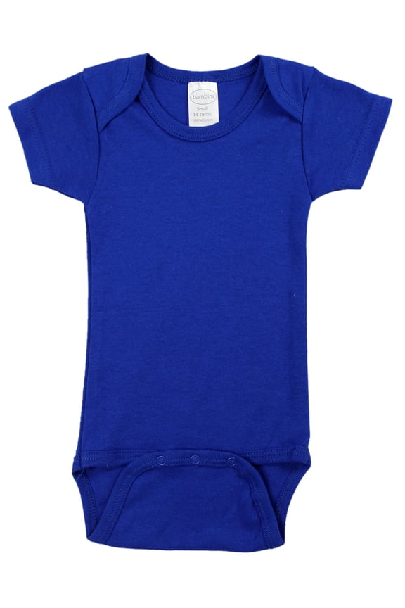 Blue Short Sleeve Bodysuit (Baby Boys)