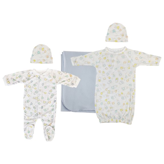 Bambini Layette Boy Newborn Baby 5 Pc Layette Sets